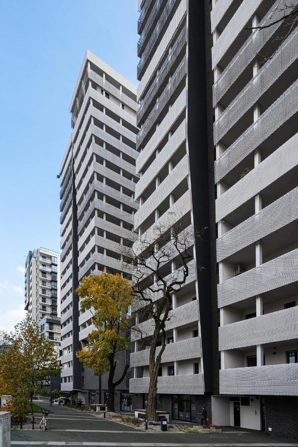 Rentplanet - Apartamenty Atal Tower Wrocław Eksteriør bilde
