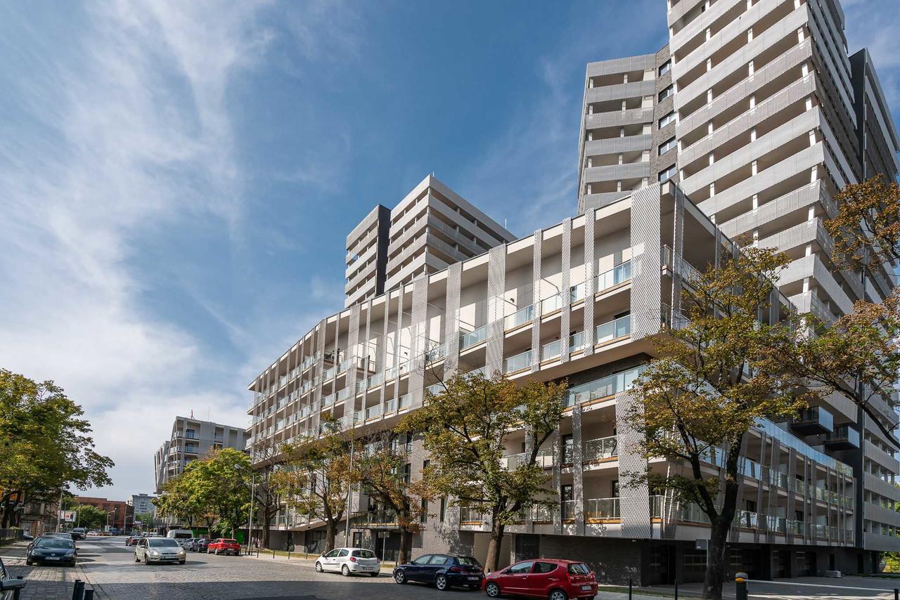 Rentplanet - Apartamenty Atal Tower Wrocław Eksteriør bilde